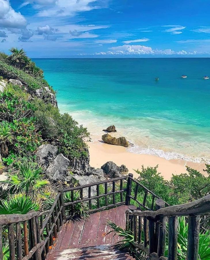 Alojamiento Casa En Tulum Daire Dış mekan fotoğraf